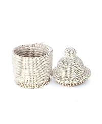 African Modern, Lidded Tower Basket