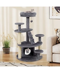 Cozito Cat Tower 40 in Multi-Level with Condo and Climbing Ladder