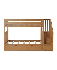 Max & Lily Twin over Staircase Bunk with Trundle