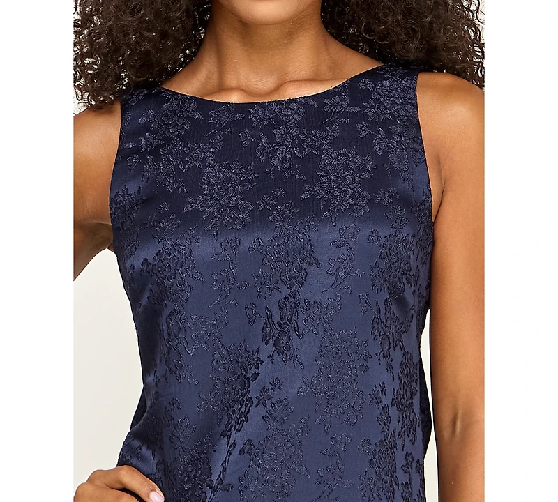 Seni & Cade Women's Polyester-Blend Back Bow A-Line Dress