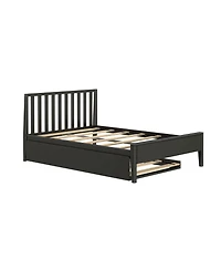 Max & Lily Scandinavian Full-Size Bed with Twin-Size Trundle