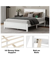 Sailvan Bed with 2 Storage Drawers, Led Lights