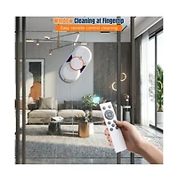 Topteng Window Cleaning Robot – 5600Pa Suction, Dual Spray, Dry/Wet Modes & Ups Backup