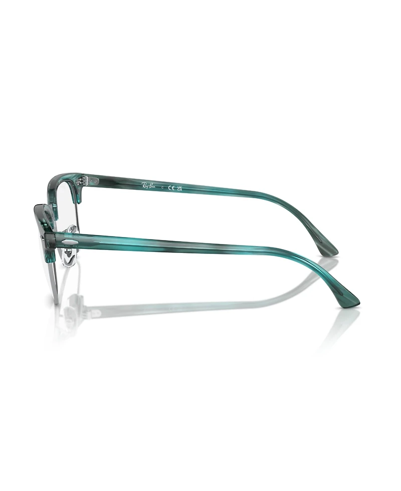 Ray-Ban Square Unisex Clubmaster Optics Eyeglasses, RB5154