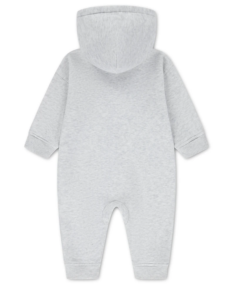 abercrombie kids Baby Boys' Essential Fleece Hooded Coverall