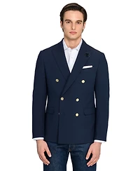 Con.Struct Men's Ceremony Satin Checkerboard Flower Lapel Pin, Created for Macy's