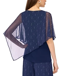 Msk Women's Crewneck 3/4-Sleeve Top