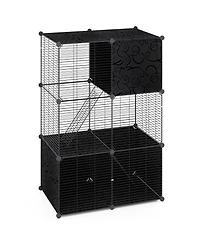 Cozito Cat Tower Multi-Level with 2-Door Condo and Hammock