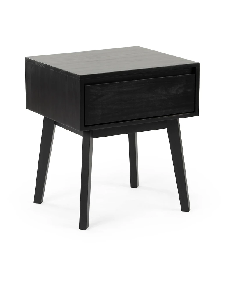 Max and Lily Scandinavian Nightstand with 1 Drawer
