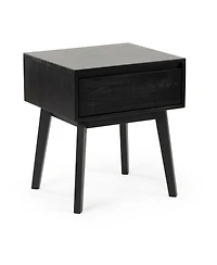 Max and Lily Scandinavian Nightstand with 1 Drawer