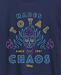 Hybrid Apparel Plus Disney Villains Hades Total Chaos Neon Short-Sleeve Graphic T-Shirt