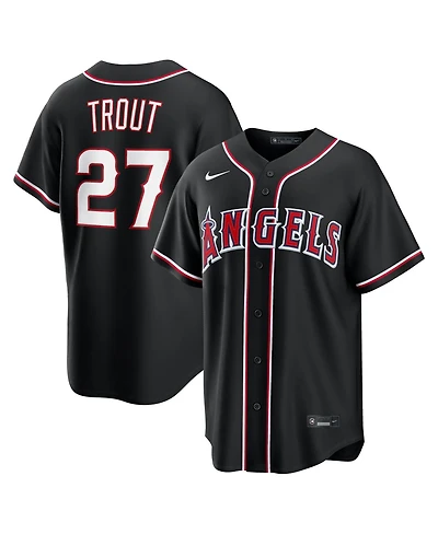 Nike Men's Mike Trout Black Los Angeles Angels 2026 Replica Fashion Jersey