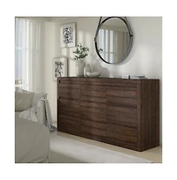 gaomon 9 Drawer Modern Wooden Dresser with Handleless Design, Wide Storage Chest for Bedroom Living Room Entryway