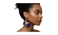 Kendi Amani Sanaa African Beaded Earrings Handcrafted Kenyan Statement Jewelry