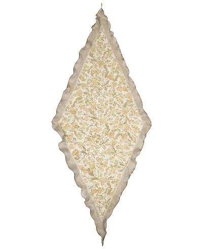 Lauren Ralph Floral Large Diamond Scarf