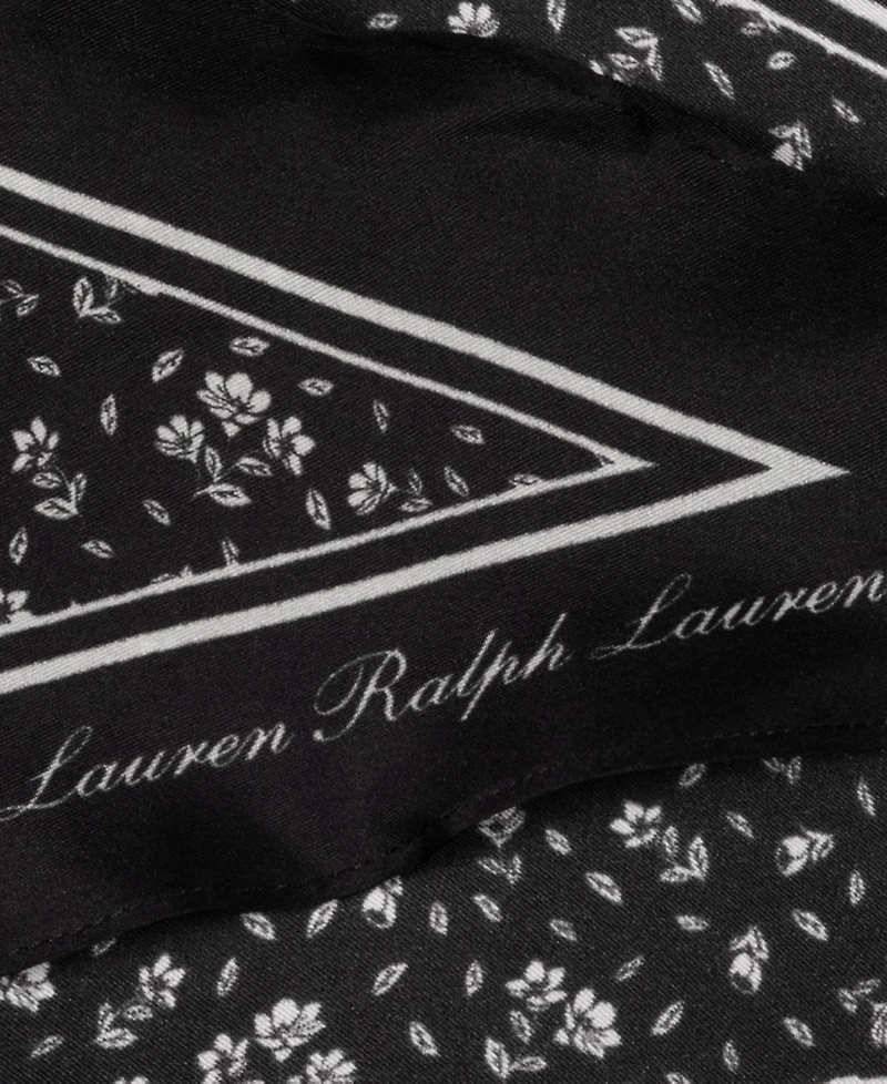 Lauren Ralph Lauren Charming Floral Small Diamond Scarf