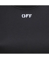 Pre-Owned Off-White Women's Pre-Owned Jersey Active Wear T-Shirt And Leggings Set