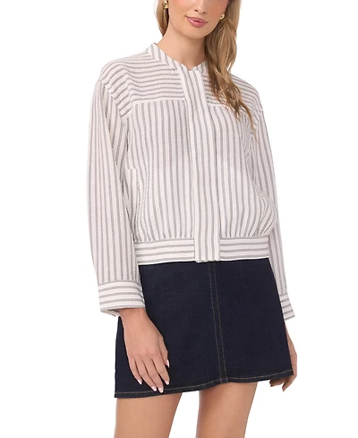 Vince Camuto Women's Snap Front Bomber Jacket