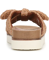 Sam and Libby Women's Astrid Bow Platform Footbed Sandals