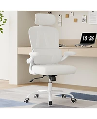 flynama Mesh High Back Office Chair with Headrest,Ergonomic Swivel Chair