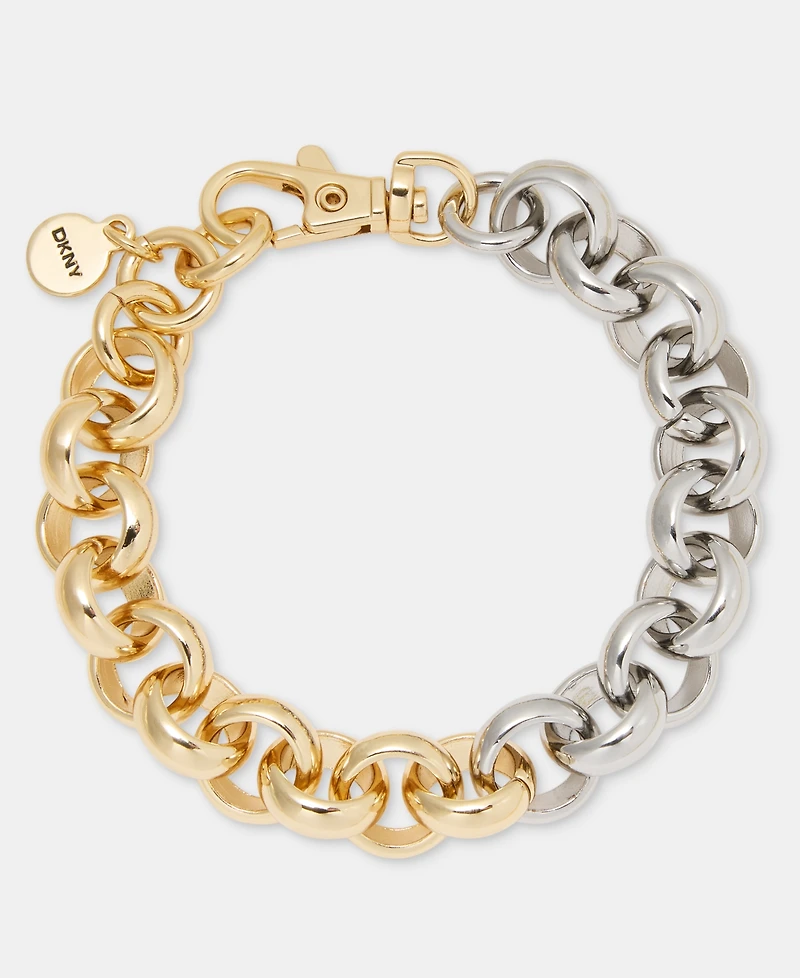 Dkny Round Chain Link Bracelet
