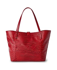 Brahmin All Day Extra-Large Leather Tote Handbag