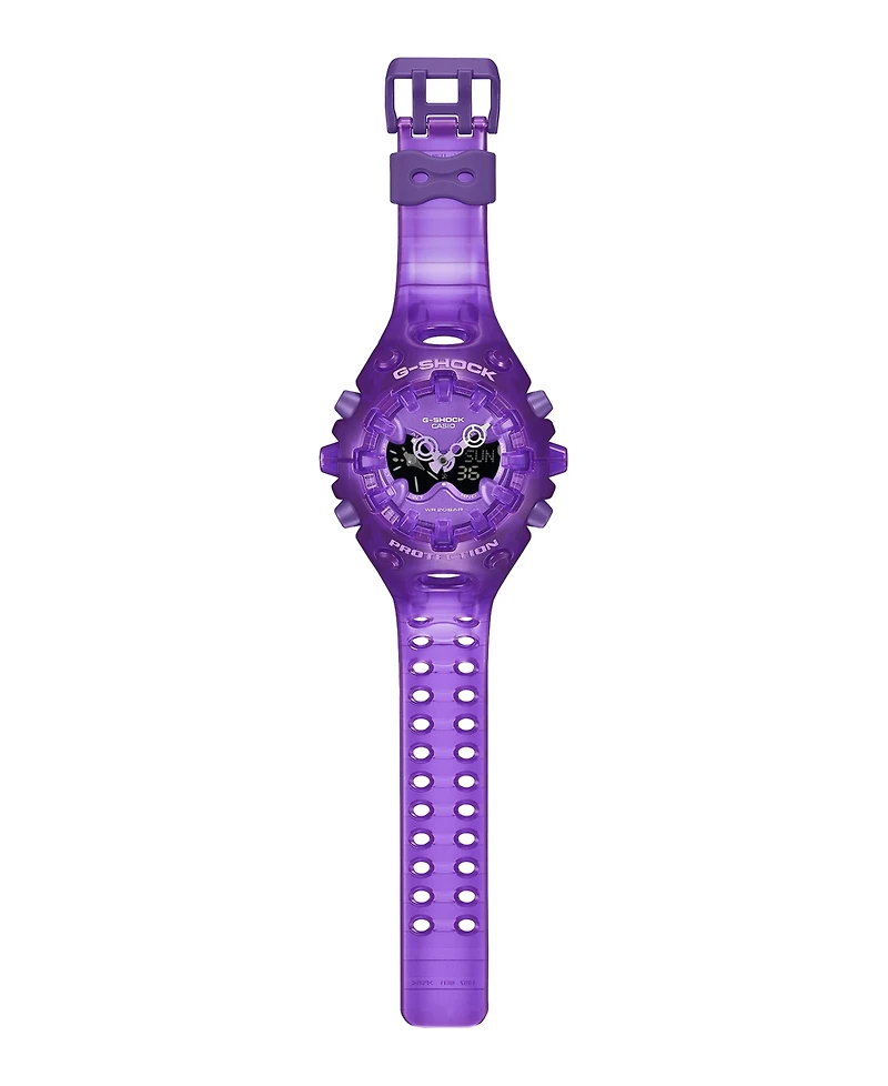 G-Shock Men's Japanese Quartz Analog Digital Purple Resin Watch 58.2mm