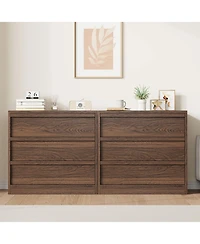 gaomon 3 Drawer Nightstand for Bedroom, 30 inch Tall Small End Table with Large Storage and Anti-Tip Design