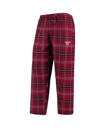 Concepts Sport Men's Maroon/Black Virginia Tech Hokies Ultimate Flannel Pants