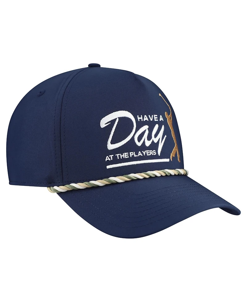 Breezy Golf Men's Navy The Players Retro Rope Have A Day Adjustable Hat