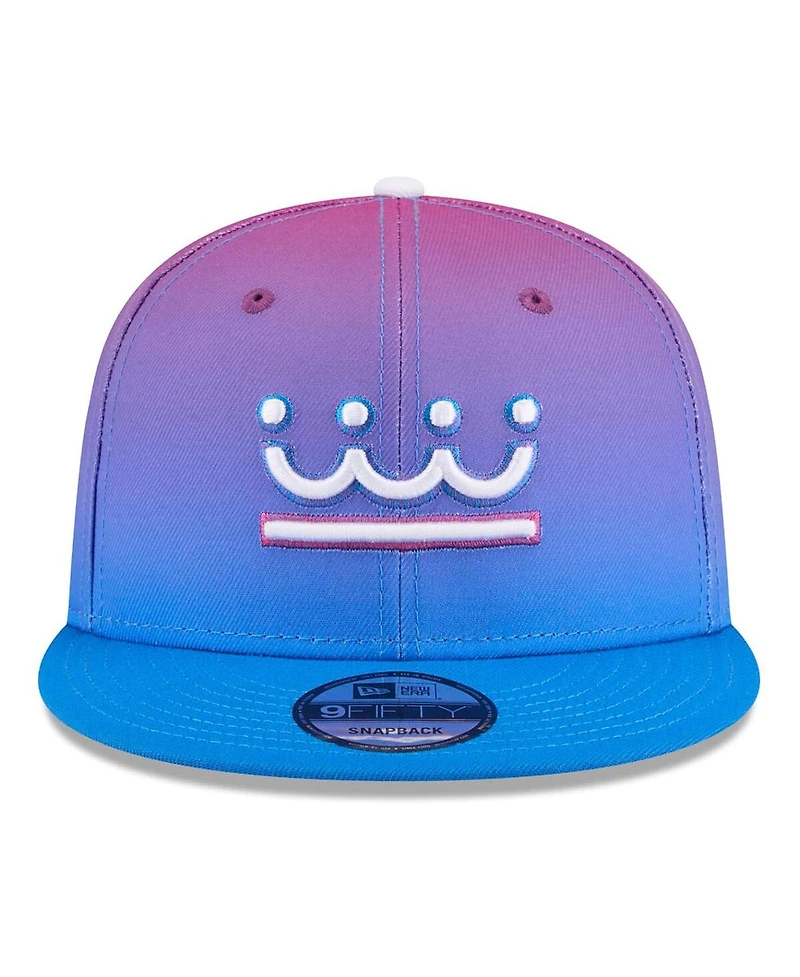 New Era Big Boys and Girls Purple/Blue Kansas City Royals 2026 City Connect 9FIFTY Snapback Hat
