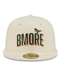 New Era Men's Cream Baltimore Orioles 2026 City Connect 59FIFTY Fitted Hat
