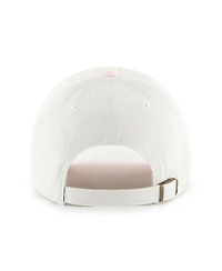 '47 Brand Women's White/Pink Los Angeles Dodgers Gelato Two-Tone Clean Up Adjustable Hat