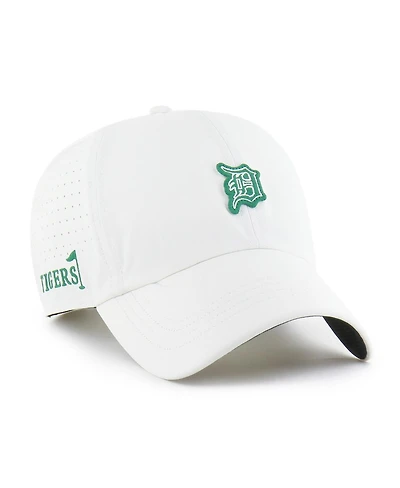 '47 Brand Men's White Detroit Tigers Elevated Greens Clean Up Adjustable Hat
