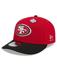 New Era Big Boys and Girls Scarlet/Black San Francisco 49ers 2026 Nfl Draft Pre-Curved 9FIFTY Snapback Hat