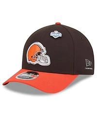New Era Men's Brown/Orange Cleveland Browns 2026 Nfl Draft 9FORTY M-Crown Adjustable Hat