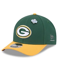 New Era Men's Green/Gold Green Bay Packers 2026 Nfl Draft 9FORTY M-Crown Adjustable Hat