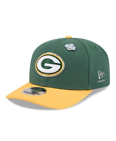 New Era Men's Green/Gold Green Bay Packers 2026 Nfl Draft 9SEVENTY Adjustable Hat