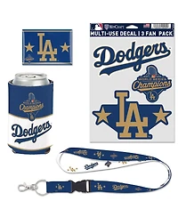 Wincraft Los Angeles Dodgers 2026 Gold Collection 4-Piece Fan Pack