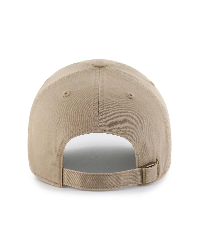 '47 Brand Men's Khaki Oklahoma Sooners Clean Up Adjustable Hat