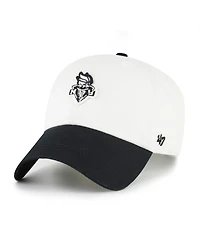 '47 Brand Men's and Women's White/Black New York Liberty Contemporary Two-Tone Clean Up Adjustable Hat