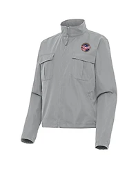 Antigua Women's Gray Indiana Fever Even Par Full-Zip Jacket