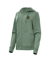 Antigua Women's Hunter Green Vermont Catamounts Seeker Full-Zip Hoodie