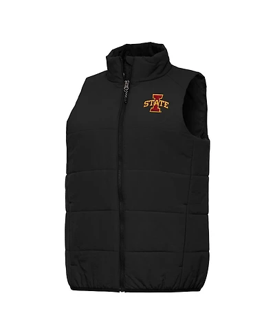 Antigua Women's Black Iowa State Cyclones Experience Full-Zip Vest