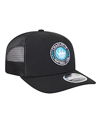 New Era Men's Black Charlotte Fc Jersey Hook 9SEVENTY Adjustable Hat