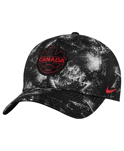 Nike Men's Black Canada Soccer Rise Adjustable Hat