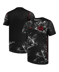 Nike Big Boys and Girls Black Canada Soccer 2026 Away Stadium Replica Jersey