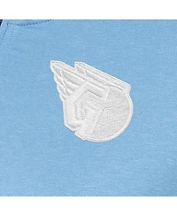 Antigua Women's Light Blue Cleveland Guardians Mentor Quarter-Zip Pullover Top