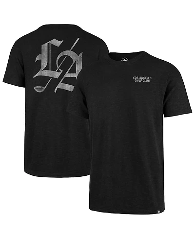 '47 Brand Men's Black Tgl Los Angeles Golf Club Backer Scrum T-Shirt