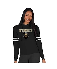 Concepts Sport Women's Black Ucf Knights Marathon Lightweight Lounge Pullover Hoodie